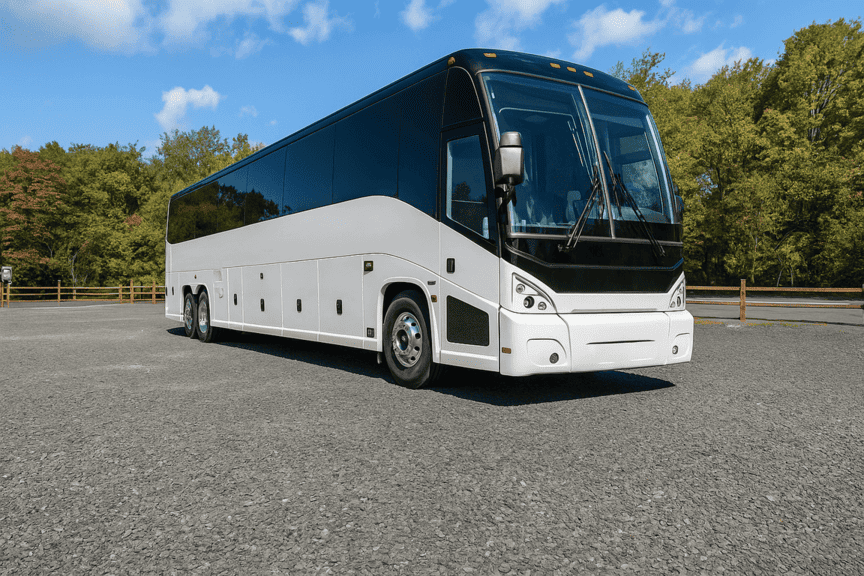 picture of Charter Bus Rental Costa Mesa coach bus